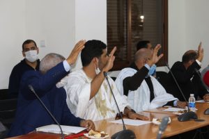 رئاسة الطيب الموساوي بصفته أكبر الأعضاء سنا، والسيدة خيا ولد الرشيد بصفتها الأصغر سنا