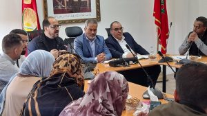 لقاء تواصلي مع التجار الجهة بخصوص التغطية الصحية